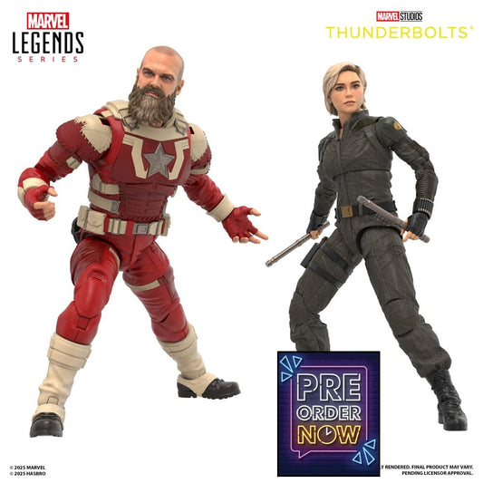 Thunderbolts Marvel Legends pack 2 figurines Yelena Belova & Red Guardian 15 cm