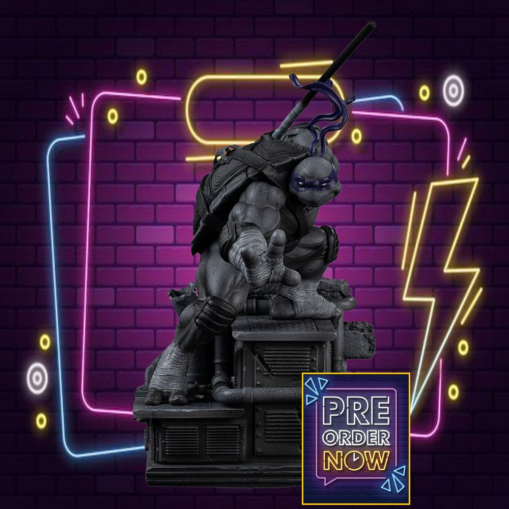 Tortues Ninja statuette 1/10 Art Scale Donatello Black and White Variant 26 cm - Toys Legacy Collection