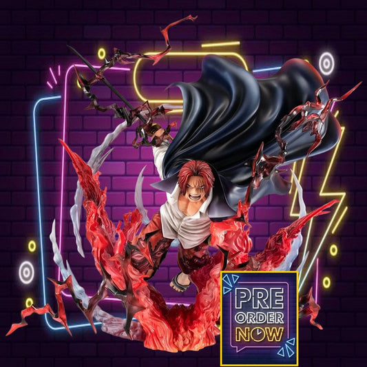 One Piece statuette PVC P.O.P. SA-MAXIMUM Leader of Red Hair Pirates Red-Haired Shanks Kamusari 25 cm - Toys Legacy Collection