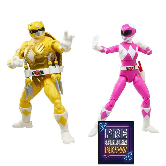 Power Rangers x TMNT Lightning Collection figurines 2022 Morphed April O´Neil & Michelangelo - Toys Legacy Collection