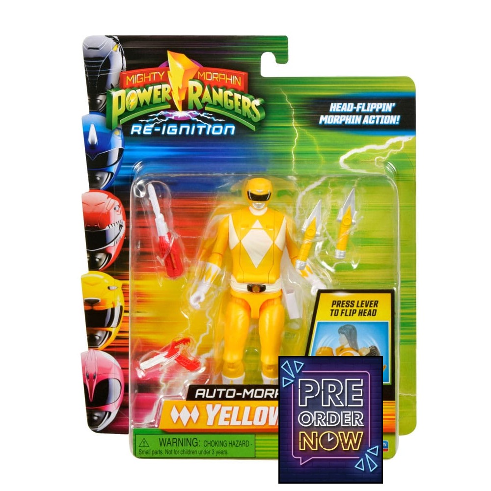 Flippin'morphin Yellow Ranger figure - Toys Legacy Collection