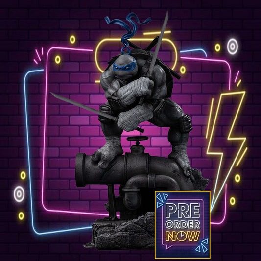 Tortues Ninja statuette 1/10 Art Scale Leonardo Black and White Variant 26 cm - Toys Legacy Collection