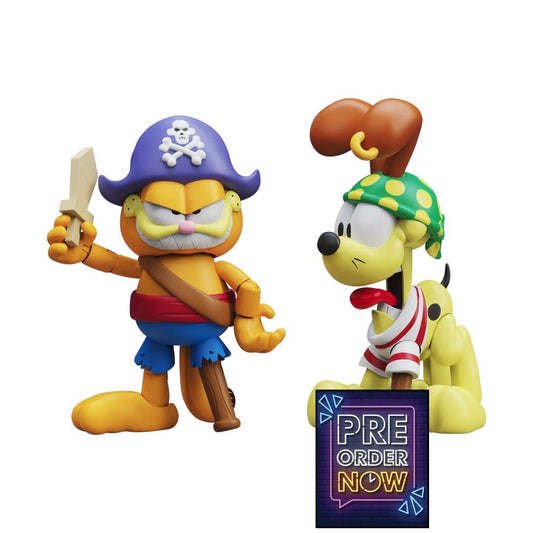 Garfield pack 2 figurines Pirate Garfield and Pirate Odie