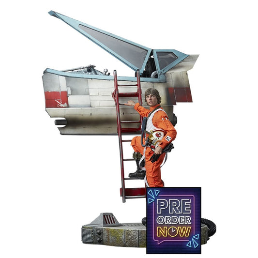 Star Wars statuette Premium Format Luke Skywalker & X-Wing: Red Five, Standing By 76 cm