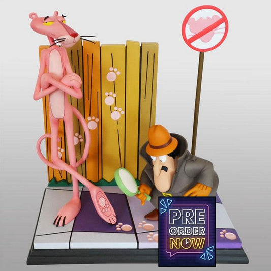 La Panthère rose (film, 1963) statuette Pink Panther & The Inspector 41 cm - Toys Legacy Collection