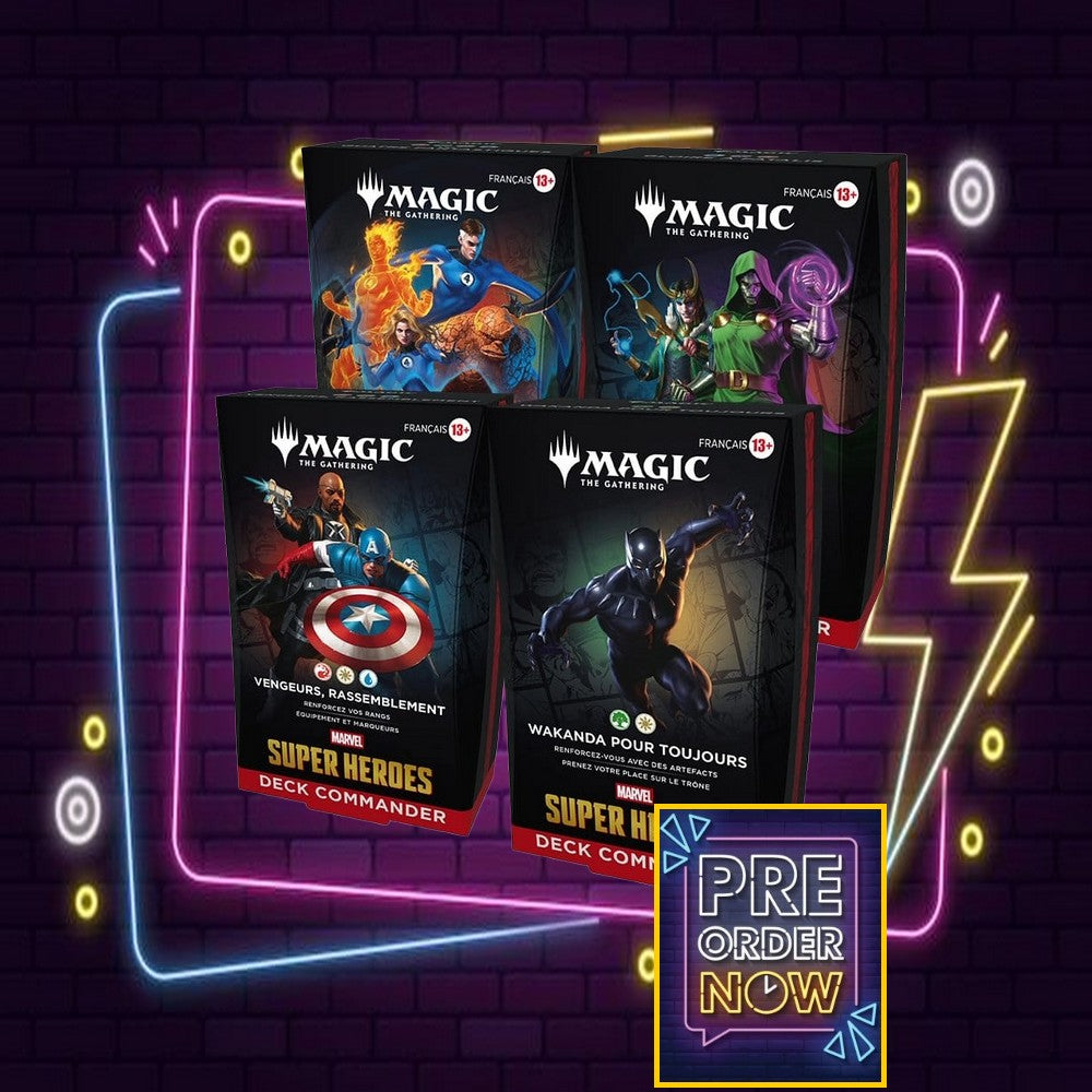 Magic the Gathering Marvel Super Heroes Commander Decks *FRANCAIS* - Toys Legacy Collection