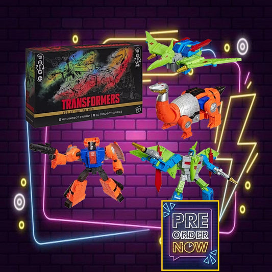 TRANSFORMERS - Dinobot Swoop & Sludge - Fig. Age of the Primes 21.5cm