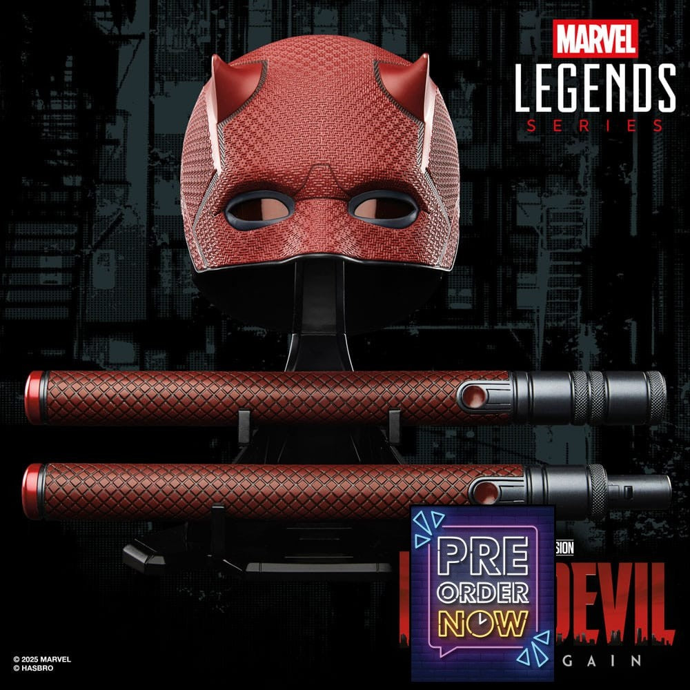 Daredevil: Born Again matraque et masque de Cosplay Premium - Toys Legacy Collection