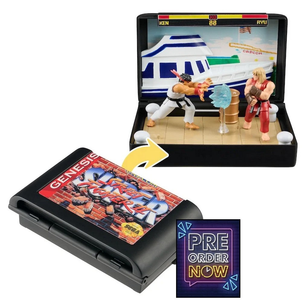 CONSOLE HEROES - Mega Drive Street Fighter 2 - Statuette 7cm - Toys Legacy Collection