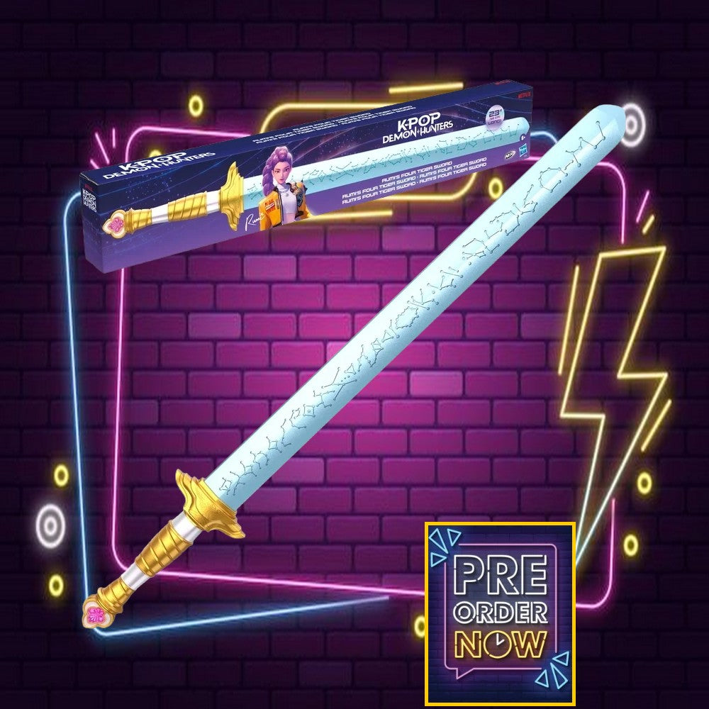 K-POP DEMON HUNTERS - L'épée aux 4 tigres de Rumi - Nerf 61cm - Toys Legacy Collection