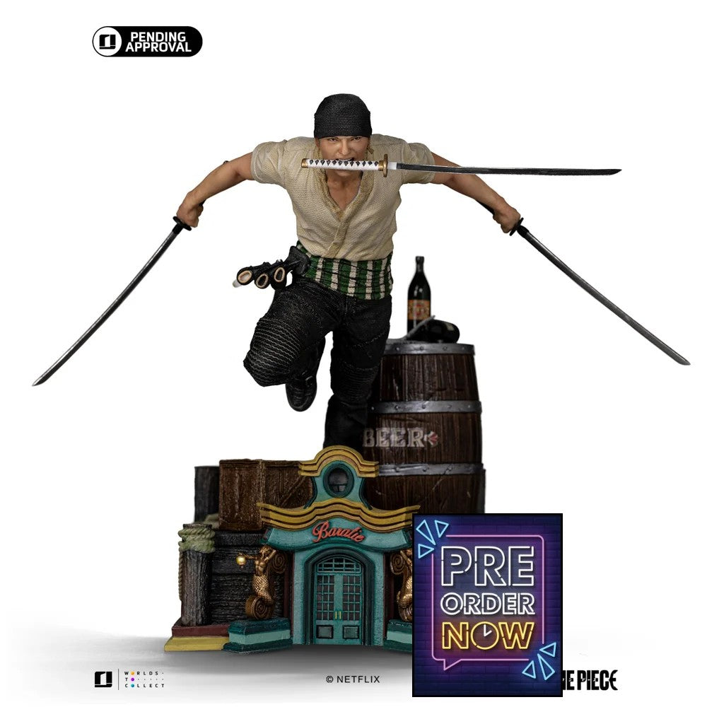 ONE PIECE LIVE ACTION - Zoro - Statuette Art Scale 1/10 19.2cm - Toys Legacy Collection