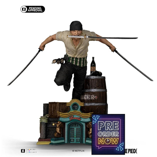 ONE PIECE LIVE ACTION - Zoro - Statuette Art Scale 1/10 19.2cm - Toys Legacy Collection