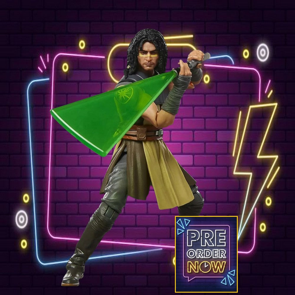 STAR WARS THE CLONE WARS - Quinlan Vos - Figurine Black Series 15cm - Toys Legacy Collection