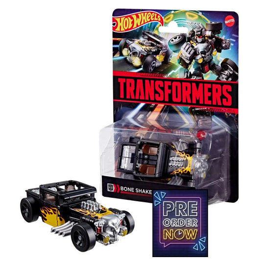 TRANSFORMERS X HOT WHEELS - Bone Shaker - Figurine Collaborative 13cm