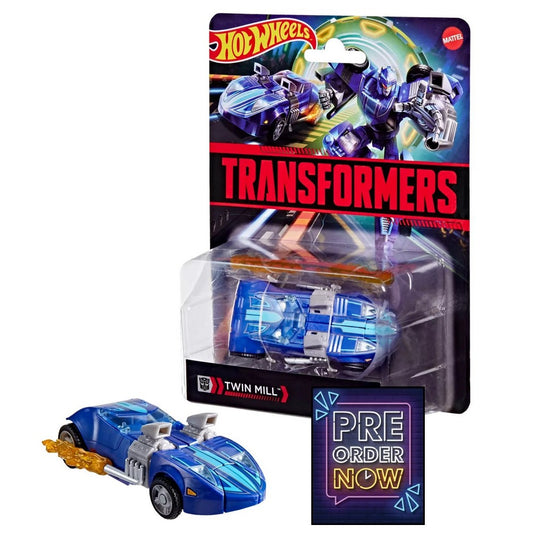 TRANSFORMERS X HOT WHEELS - Twin Mill - Figurine Collaborative 13cm