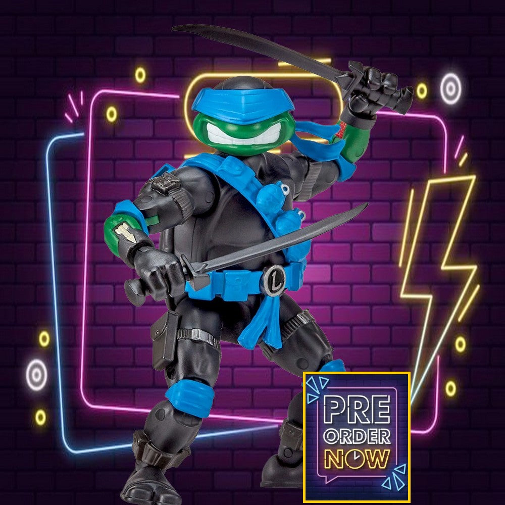 Tortues Ninja x G.I. Joe Crossover Classics figurine Leonardo x Snake Eyes 12 cm - Toys Legacy Collection