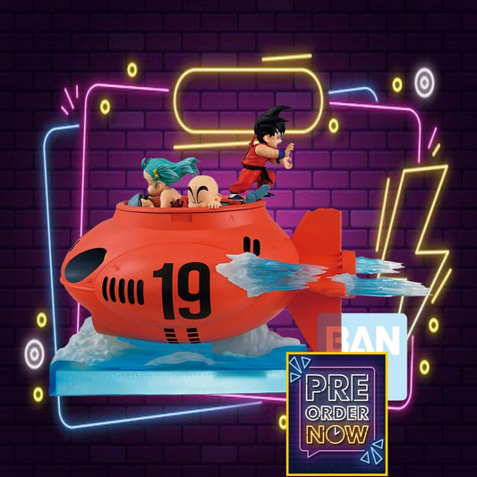 DRAGON BALL - Son Goku, Bulma & Krillin - Fig. VS Red Ribbon Army 16cm - Toys Legacy Collection