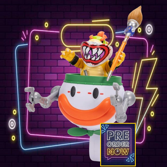 Super Mario Galaxy, le film figurine Bowser Jr. with Clown Car 13 cm - Toys Legacy Collection
