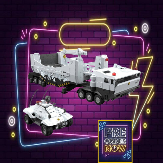 Mobile Police Patlabor figurines Plastic Model Kit Moderoid 1/60 Type 98 Special Command Vehicle & Type 99 Special Labor Carrier (re-run) - Toys Legacy Collection