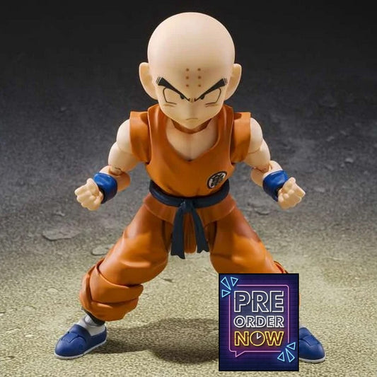 DRAGON BALL Z - Krillin - Figurine S.H. Figuarts 11cm - Toys Legacy Collection