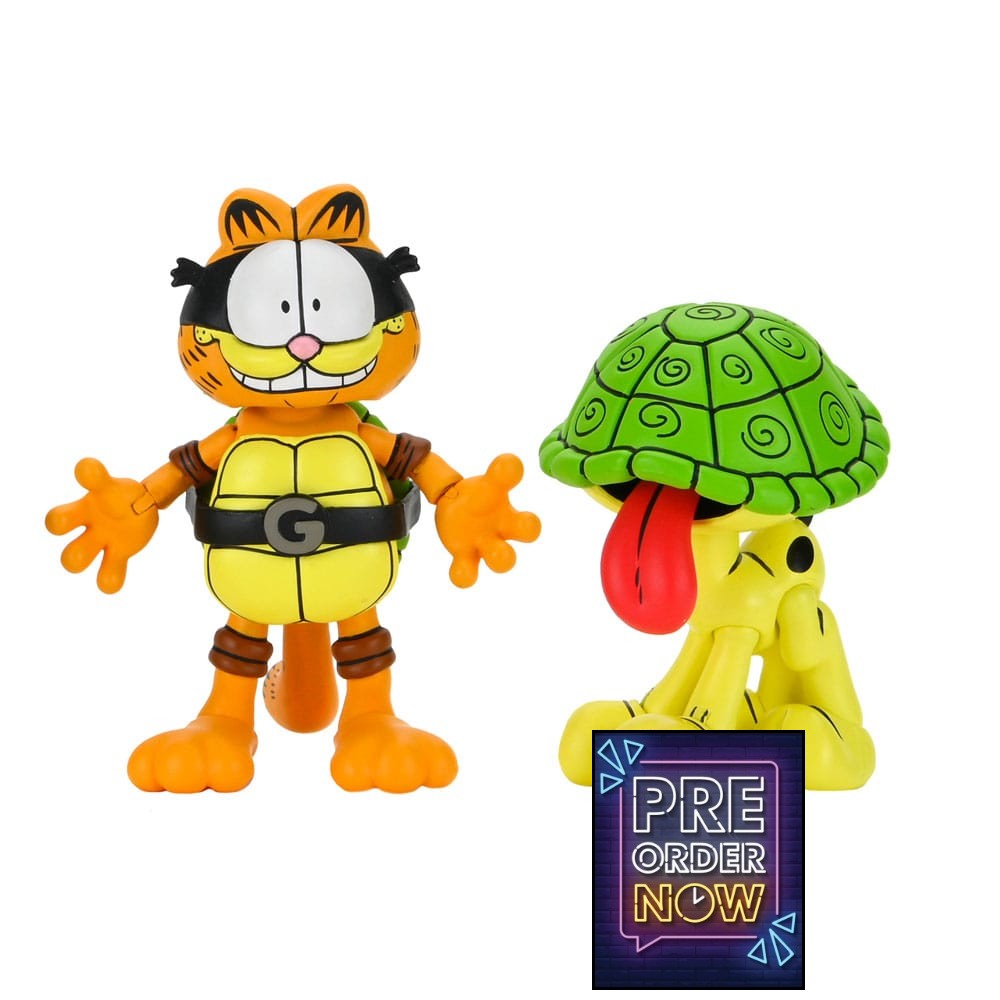 Teenage Mutant Ninja Turtles (Archie Comics) x Garfield 2 pack figurine Ultimate Garfello & Odie 10 cm - Toys Legacy Collection