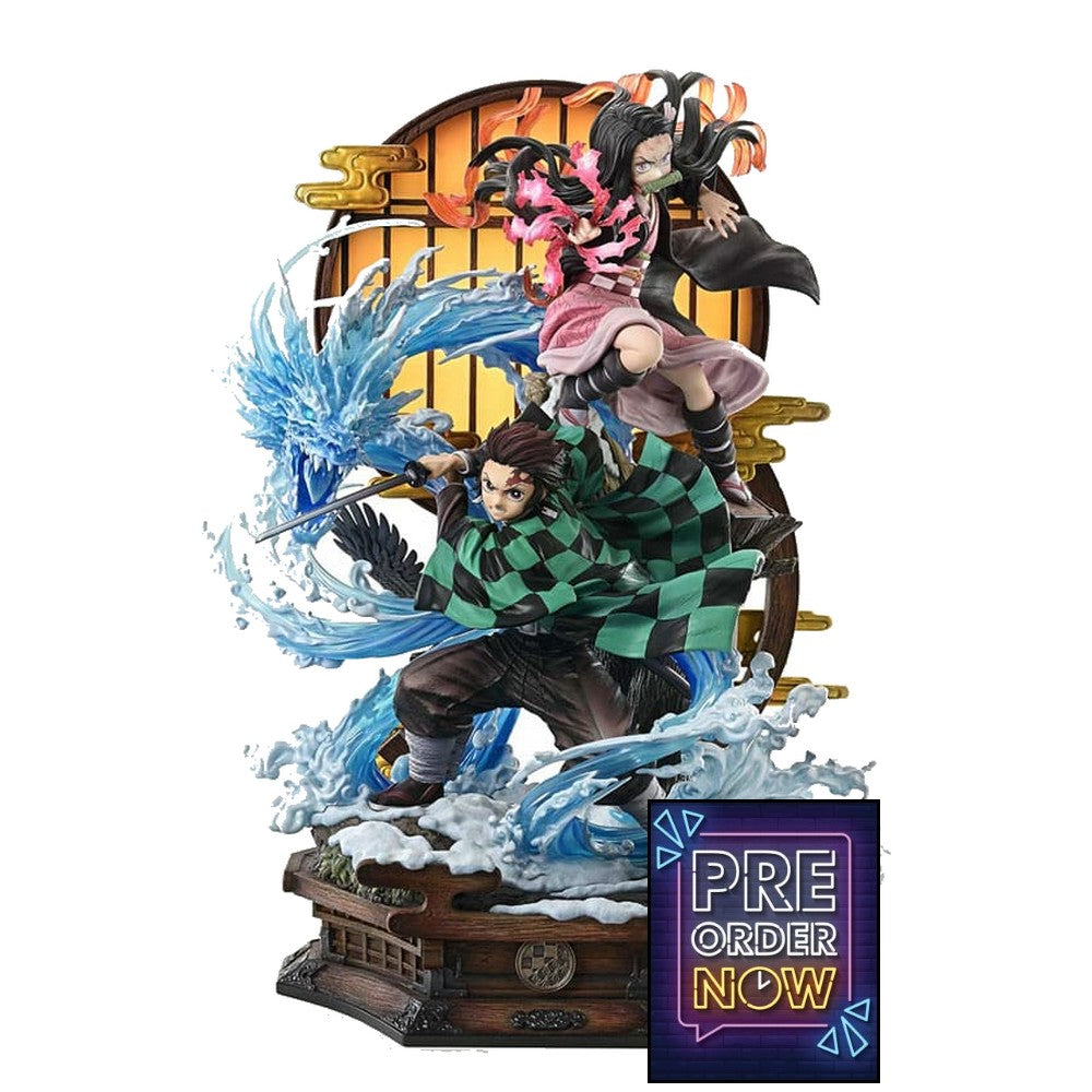 Demon Slayer: Kimetsu no Yaiba Concept Masterline Series statuette 1/6 Nezuko & Tanjiro Ultimate Ver. 56 cm - Toys Legacy Collection
