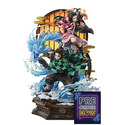 Demon Slayer: Kimetsu no Yaiba Concept Masterline Series statuette 1/6 Nezuko & Tanjiro Ultimate Ver. 56 cm - Toys Legacy Collection