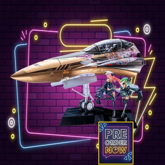 Macross Frontier maquette PLAMAX MF-98: minimum factory Fighter Nose Collection YF-29 GALAXY SET 90 cm - Toys Legacy Collection