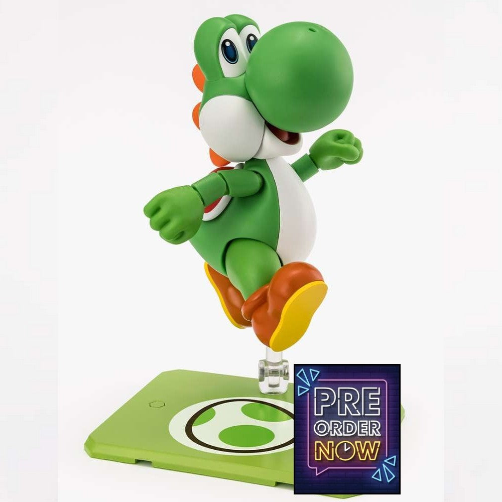 SUPER MARIO - Yoshi - Figurine S.H. Figuarts 11cm - Toys Legacy Collection