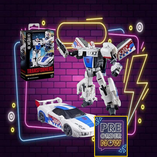 TRANSFORMERS Age of the Primes - Smokescreen - Figurine DLX Class 13cm - Toys Legacy Collection