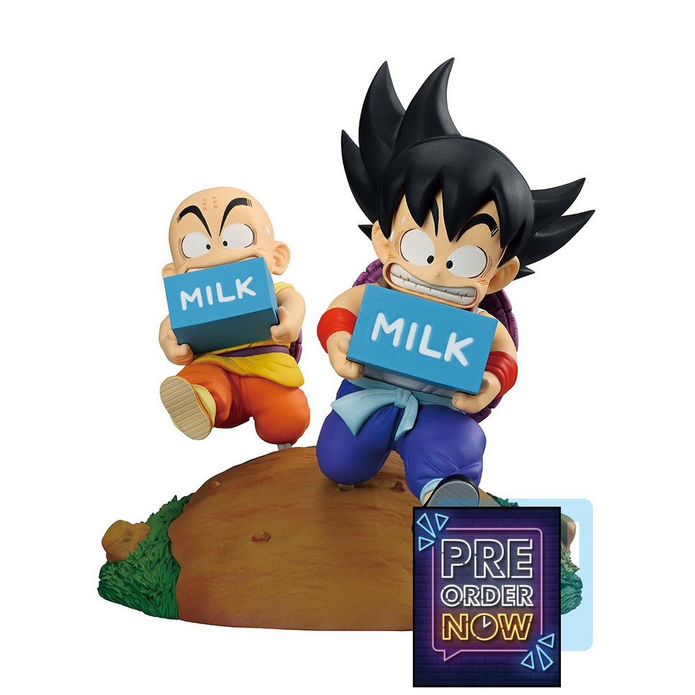 DRAGON BALL - Son Goku & Krillin - Figurine Fantastic Adventure 2 12cm - Toys Legacy Collection