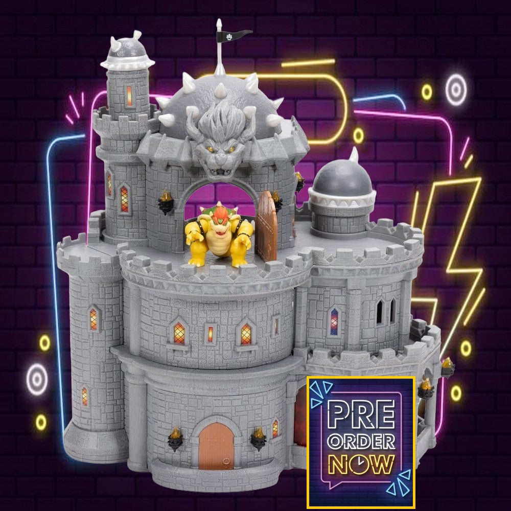 Super Mario Galaxy, le film Playset Deluxe avec 1 minifigurine Château de Bowser - Toys Legacy Collection