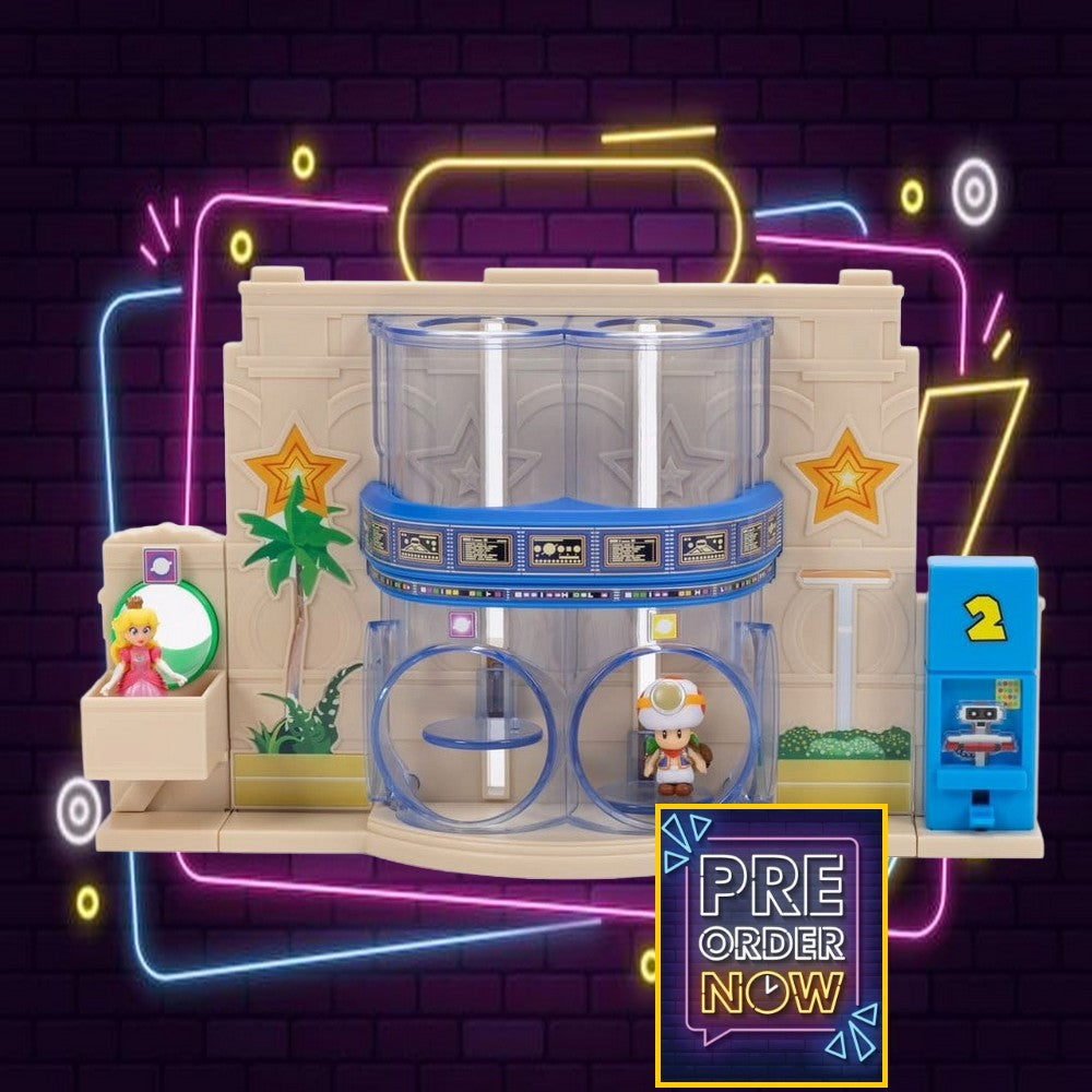 Super Mario Galaxy, le film diorama avec 2 minifigurines Galaxie du Portail - Toys Legacy Collection