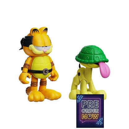 Garfield pack 2 figurines Garfello and Sidekick Odie