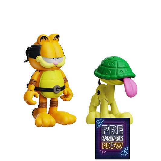 Garfield pack 2 figurines Garfello and Sidekick Odie