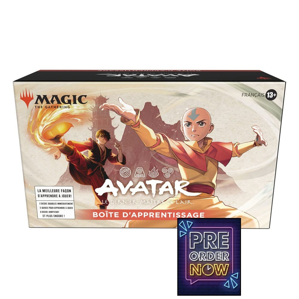Magic the Gathering Avatar, le dernier maître boîtes d'apprentissage