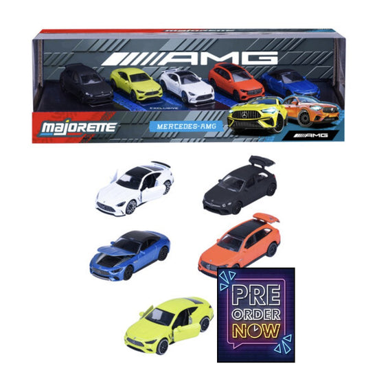 RIDE COOL - Mercedes-AMG - Pack de 5 Voitures Miniature - 1:64