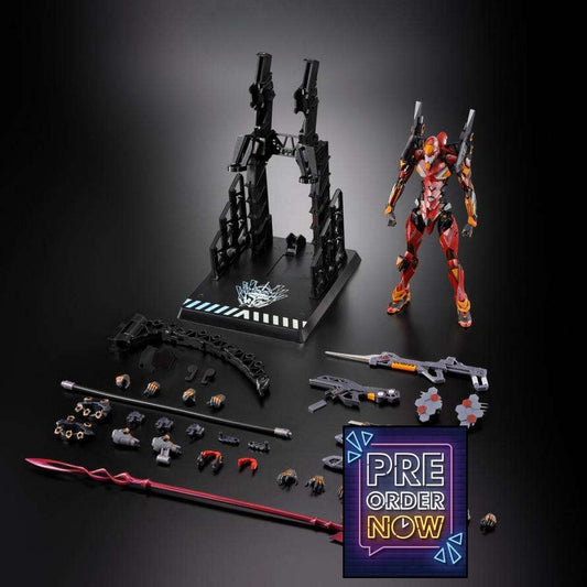 EVANGELION - EVA-02 + Lance de Cassius - Figure Metal Build 30th 22cm - Toys Legacy Collection