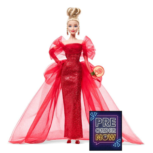Barbie Signature poupée 80th Anniversary Blonde - Toys Legacy Collection
