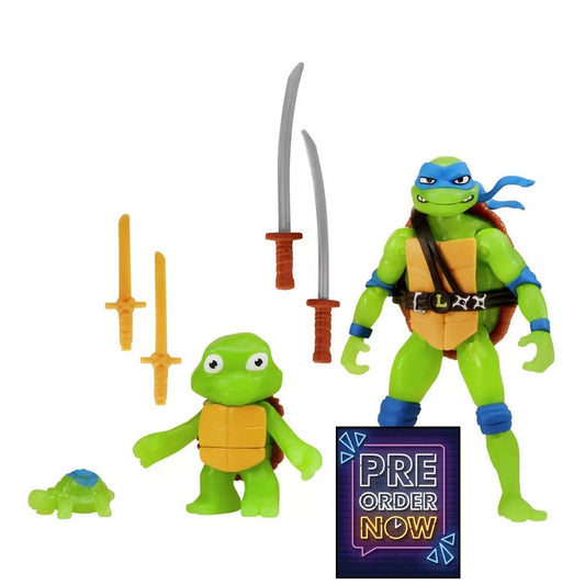 Ninja Turtles : Teenage Years pack 3 figurines Leonardo Evolution 10 cm - Toys Legacy Collection