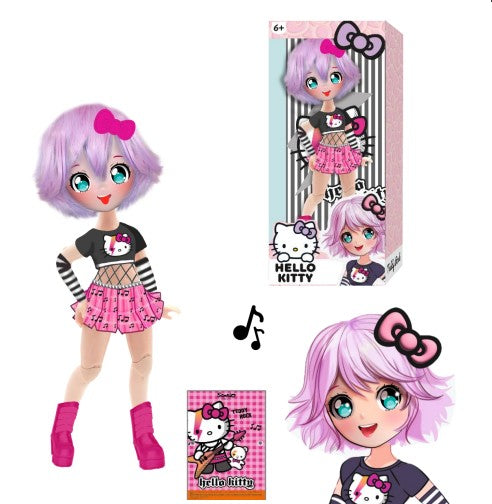 Poupée Hello Kitty 19,5 cm Teddy Rock