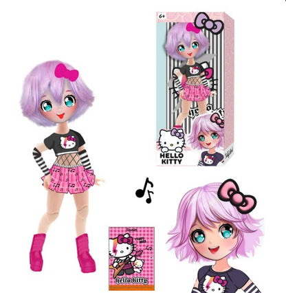 Poupée Hello Kitty 19,5 cm Teddy Rock