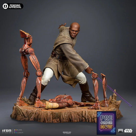 STAR WARS - Mace Windu - Statuette Art Scale 1/10 17.85cm