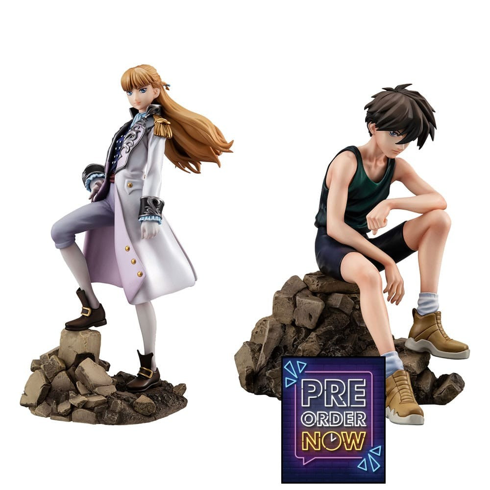 Mobile Suit Gundam Wing statuette  Heero Yuy & Relena Peacecraft Set 30th Anniversary