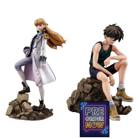Mobile Suit Gundam Wing statuette  Heero Yuy & Relena Peacecraft Set 30th Anniversary