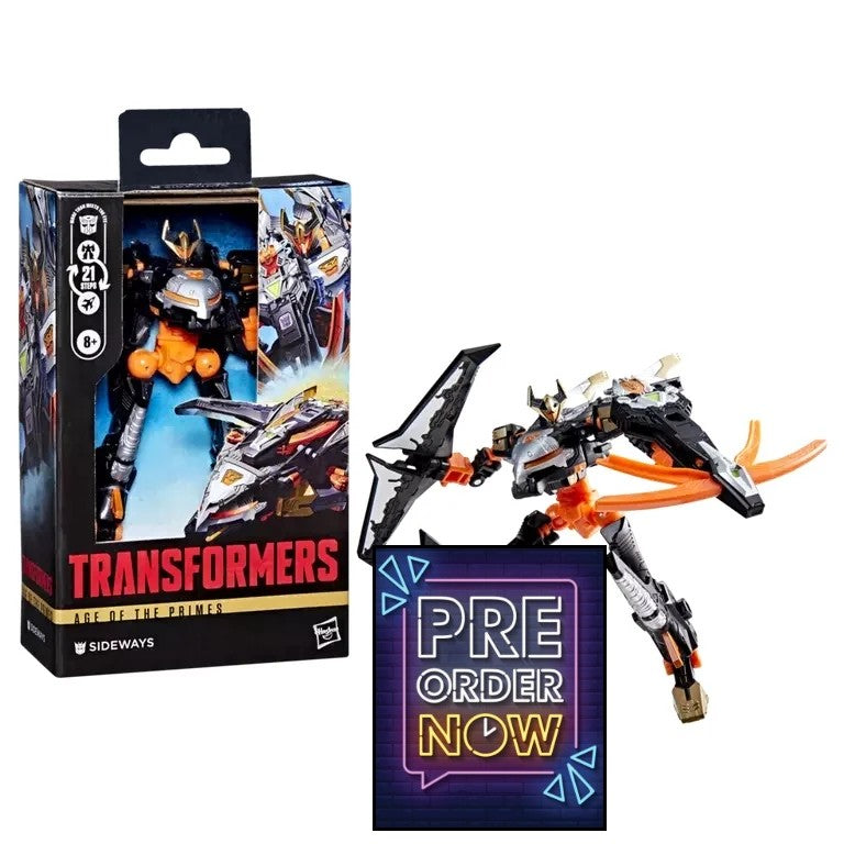 TRANSFORMERS - Sideways - Figurine Age of the Prime Deluxe 14cm - Toys Legacy Collection
