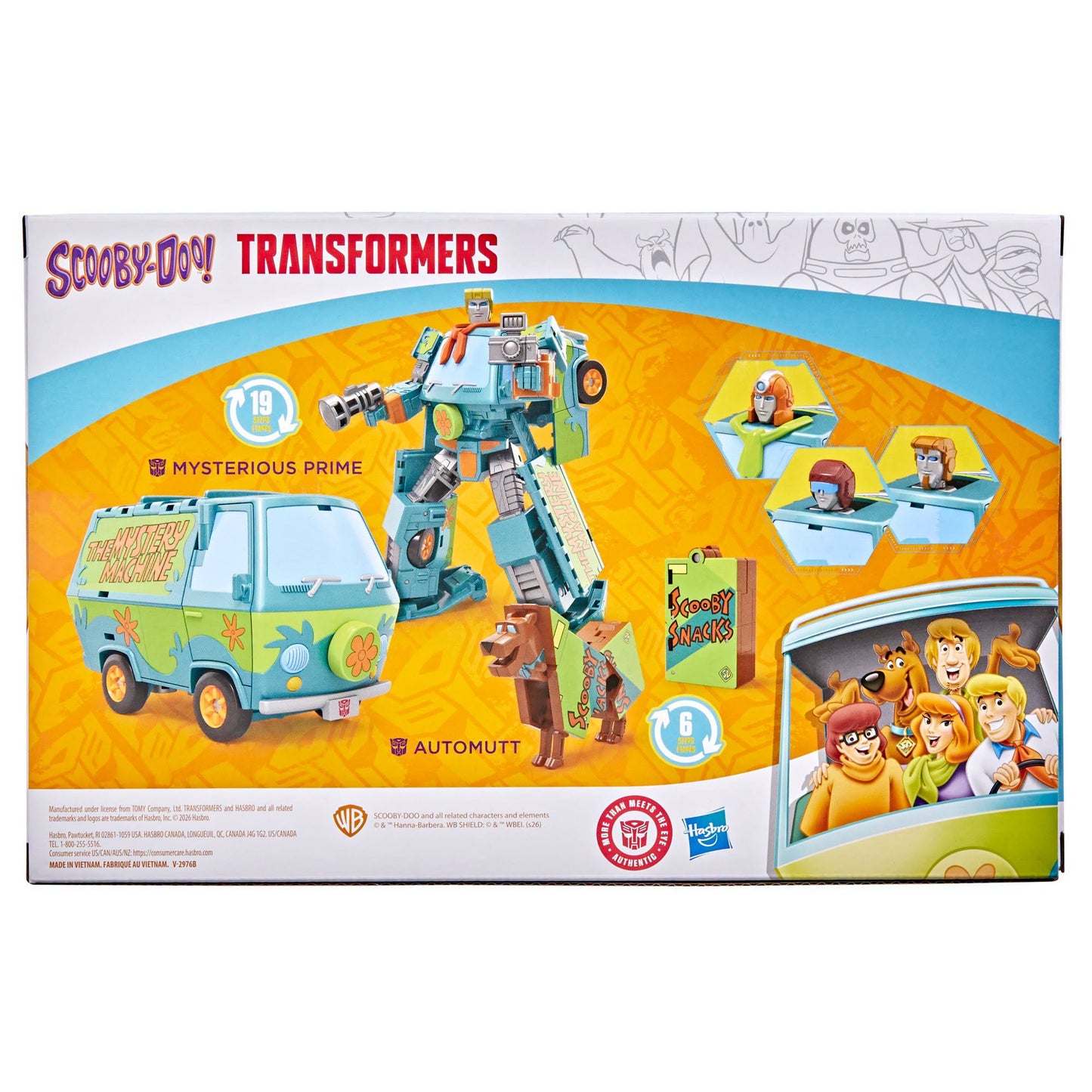 Transformers Scooby Doo Mysterious Prime et Automutt
