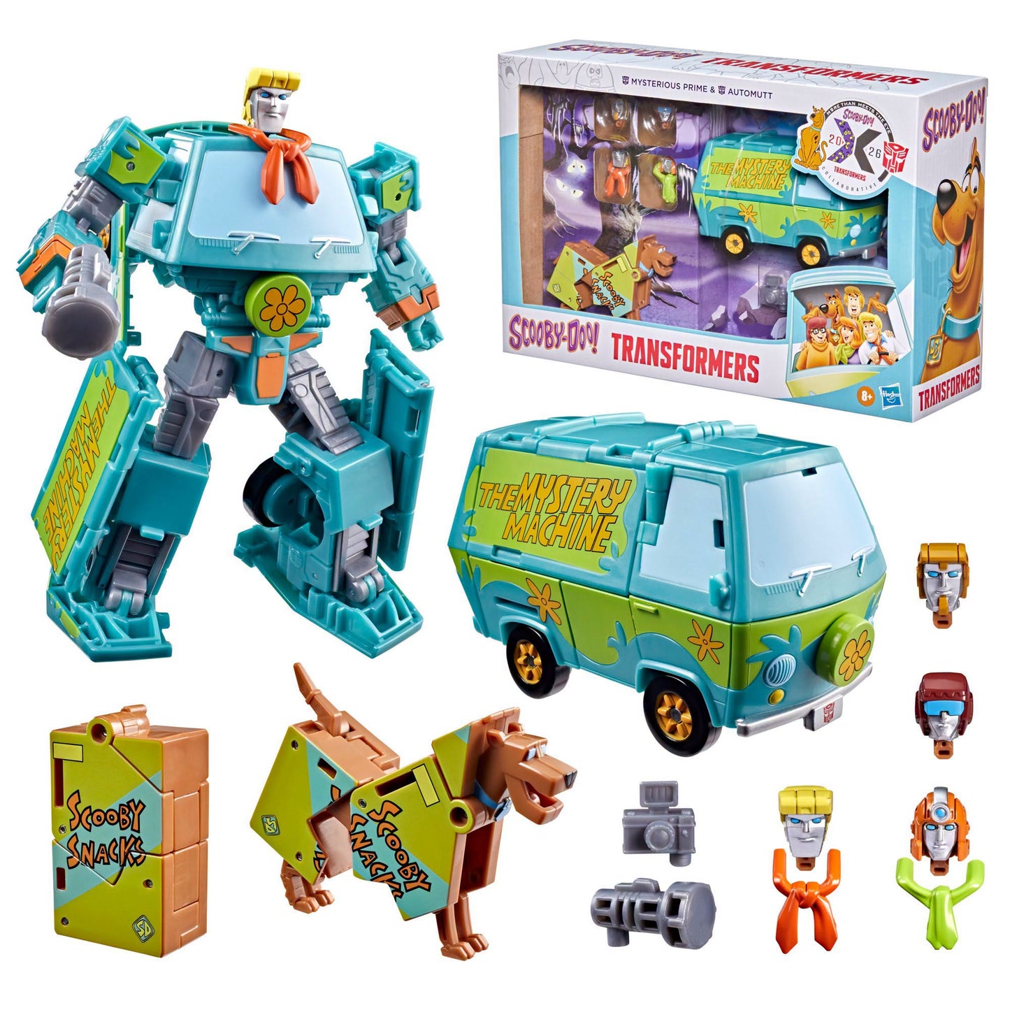 Transformers Scooby Doo Mysterious Prime et Automutt