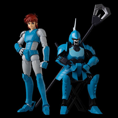 Figurine Sentinel Yoroiden-Samurai Troopers Suiko no Shin de 16 cm, personnage en posture dynamique avec détails précis.