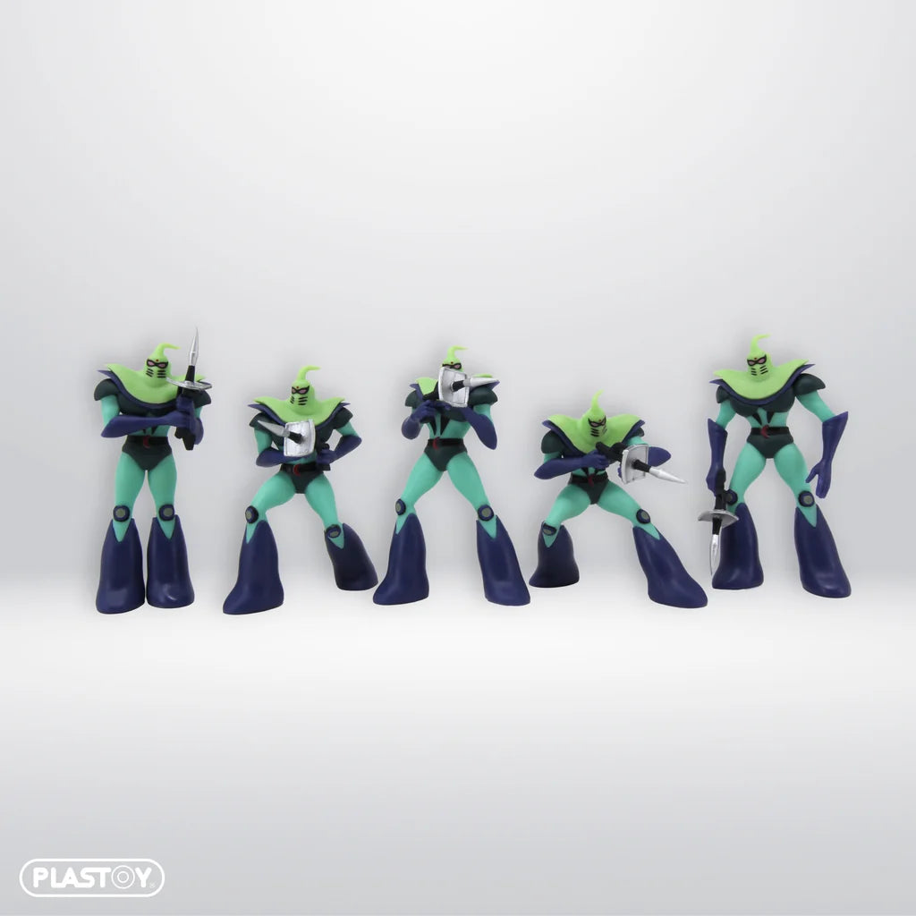 Goldorak – Set 5 Figurines Soldats de Véga – 7 cm